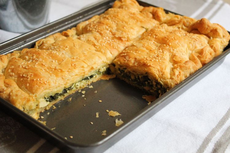 Spinach pie - Natlicious food