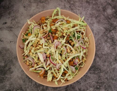 Salad with haricot beans