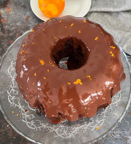 Chocolate orange Bundt cake